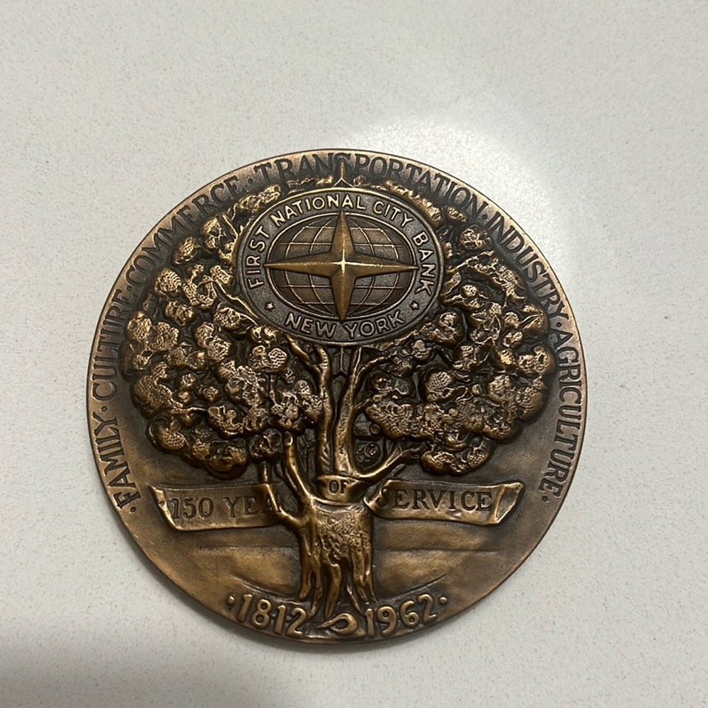 1812-1962 150th Anniversary First National City Bank of New York